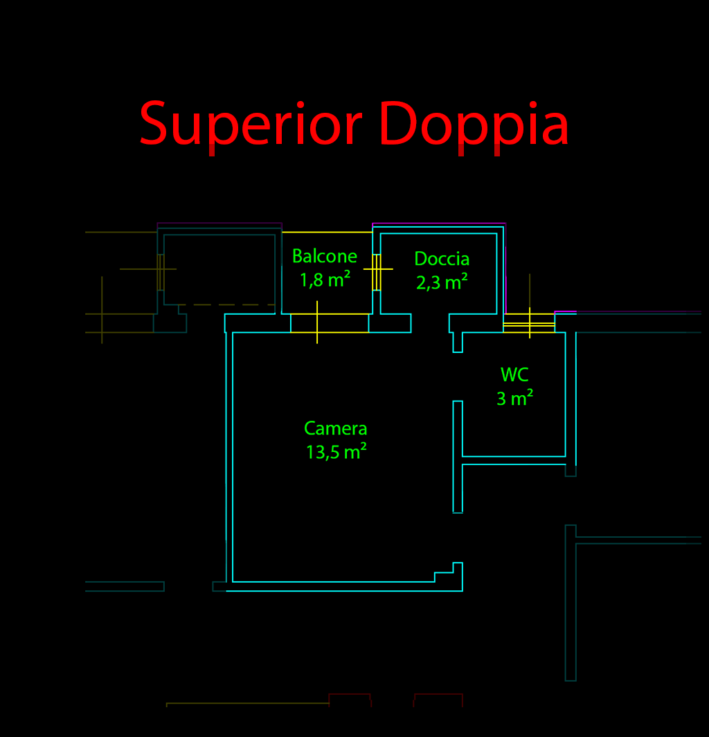 Lageplan des Superior Doppelzimmer